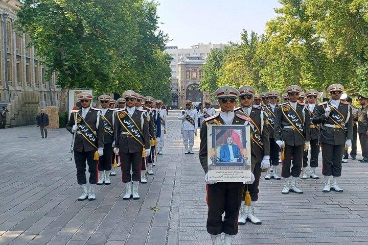 مراسم بدرقه و وداع با شهید «حسین امیرعبداللهیان»